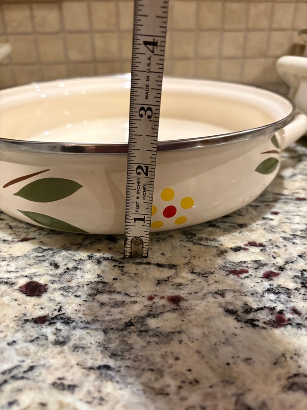 Vintage Temptations by Tara 5 piece Enamel Cookware set - Picture 15 of 16